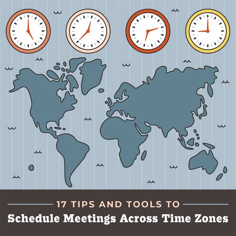 Displaying time zones of meeting participants .